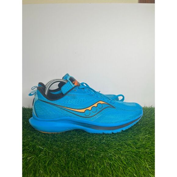 Saucony Kinvara 13 PWRRUN Blue Orange Running Shoes Men’s Size 10.5 S20723-32 main image 4